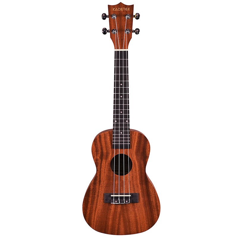 Kadence Concert Ukulele - Mahogany Wooden Ukulele for Beginners - Acoustic - 4 String - 24 Inch - With Tuner and Bag - Image 3
